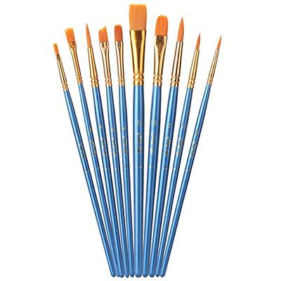 Wooden Stencil Paint Brushes Set Round Bristle Hair Paintbrush Easy to Art  Supplies Gift for Children Adults Acrylic Oil Watercolor Drawing Painting  DIY Crafts 6PCS - Walmart.com