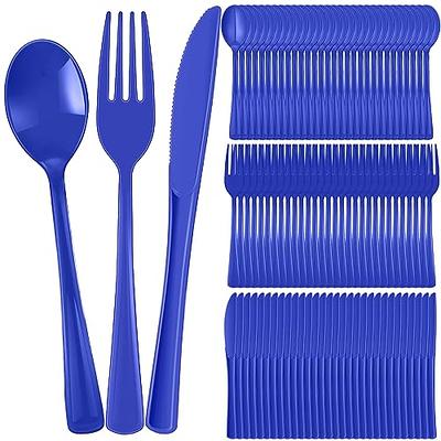 300 Pcs Plastic Silverware Heavy Duty Plastic Cutlery Set Plastic