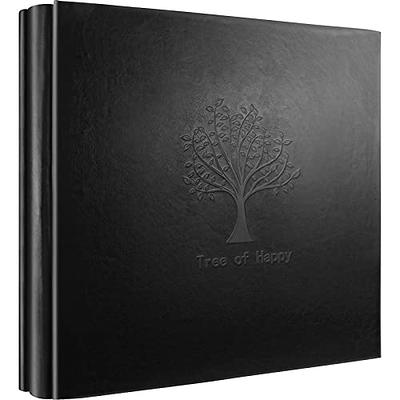 Ywlake Wedding Photo Album 4x6 500 Pocket Pictures, Leather Cover Newlywed  Marriage Album Hold 500 Horizontal Vertical Photos White