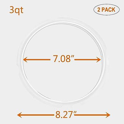 Silicone Sealing Ring for 8 Qt, Replacement Seal Gasket for Instant Pot 8  Quart Model, Food-grade Silicone, Fits Duo 8 Quart, Lux 8 Quart, Duo Plus 8