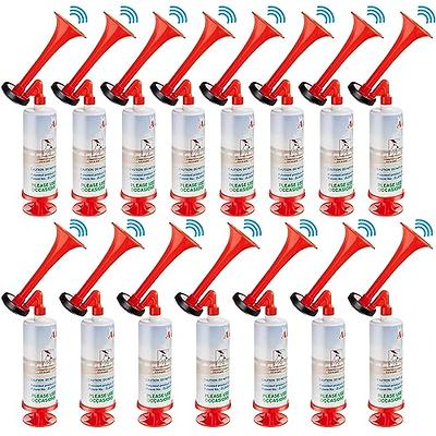 Jenaai 15 Pcs Mini Handheld Air Horn Loud Sound Air Pump Horn Noise Makers  for Sporting Events Portable Blow Horn Plastic Party Horns for Birthday  Party Favors Celebrations Boats Camping (Red) 