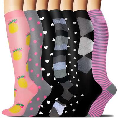 Fuelmefoot 2 Pairs Black Zipper Compression Socks Open-Toed Zip Up Support  Stockings(20-30mmHg) – FuelMeFoot