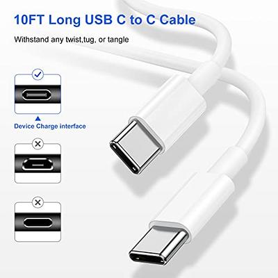 For iPhone 15 Pro Max 15 USB-C to USB-C Cable Fast Charger Type C