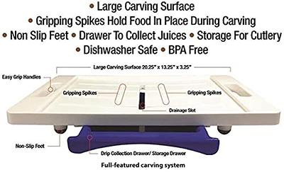 Dripless Cutting Board 2 in 1 System With Additional Cutting Board