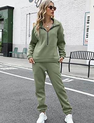 Eisctnd Track Suits for Women Set Sweat Sets 2 Piece Jogging Suits