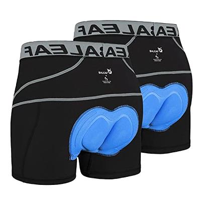 BALEAF Men's 2 Pack 3D Padded Cycling Underwear Bike Shorts with Padding  Mountain Biking Bicycle Clothes MTB Liner (Grey, XXXL) - Yahoo Shopping