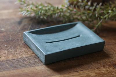 Concrete Soap Dish with Drain