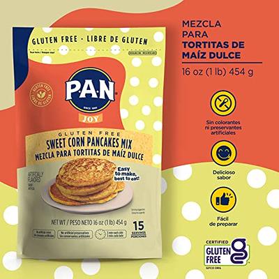 PAN White and Yellow Corn Meal Bundle – Pre-cooked Gluten Free and Kosher  Flour for Arepas (2.2 lb ea.)