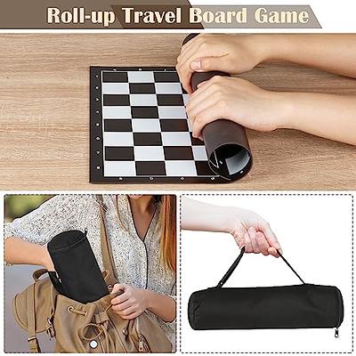 LEAP Wooden Chess Set 17 Inches - 2 Extra Queens - Folding Board, Handmade  Portable Travel Chess Board Game Sets with Game Pieces Storage Slots - All