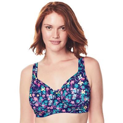 Plus Size Women's Wireless Microfiber T-Shirt Bra by Comfort