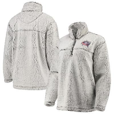 Cincinnati Bengals Women's Gray Sherpa Quarter-Zip Pullover Jacket Size: Small