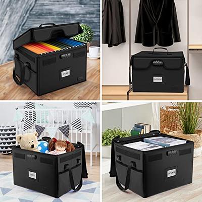 Fireproof Photo Storage Box with Lock,ENGPOW Photo Box Organizer