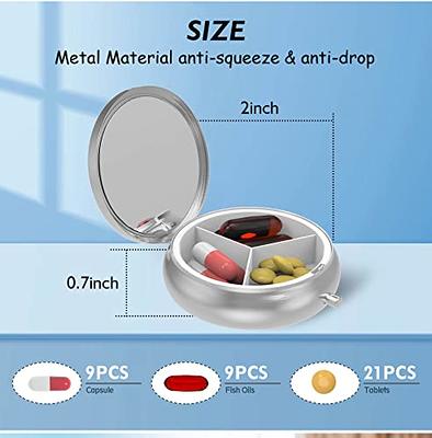 Yewltvep Pill Bottle Organizer Medicine Organizer Box Travel