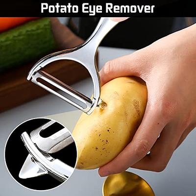 Potato Vegetable Peeler For Kitchen-high-quality Stainless Steel Y-shaped  Rotating Peeler For Vegetables, Potatoes, Carrots And Fruits With Ergonomic