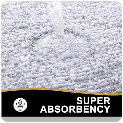 OLANLY Luxury Bathroom Rug Mat 30x20, Extra Soft and Absorbent Microfiber Bath  Rugs, Non-Slip Plush Shaggy Bath Carpet, Machine Wash Dry, Bath Mats for  Bathroom Floor, Tub and Shower, Black - Yahoo