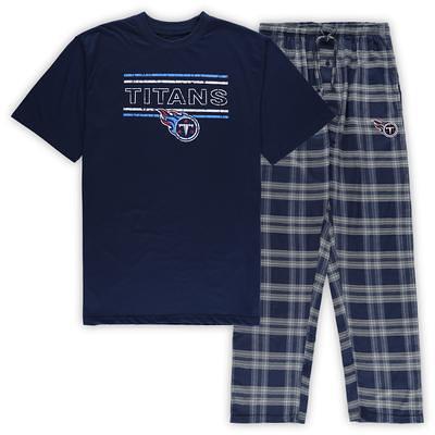 Concepts Sport Men's Royal, Heathered Charcoal Chicago Cubs Big and Tall T- shirt Shorts Sleep Set
