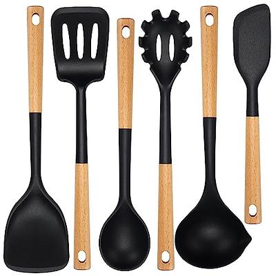 MegaChef Light Teal Silicone Cooking Utensils (Set of 12)