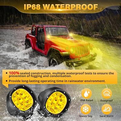 Off-Road LED Work Light / LED Driving Light with Push-Button