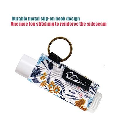 Sublimation Blank Lip Balm Holder Keychain (36 Pack)