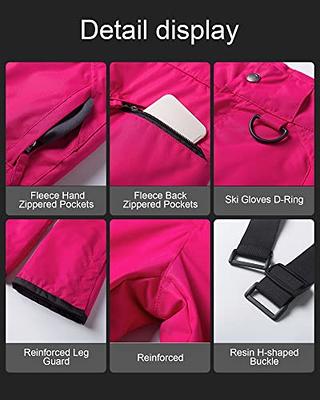 CREATMO US Women's Snowboarding Pants Windproof Ski Waterproof Sports Rose  Red L - Yahoo Shopping