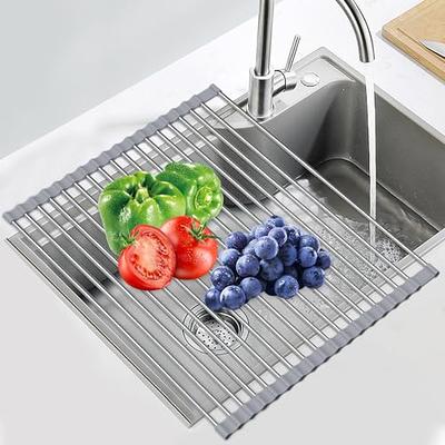 Liangmall Expandable Dish Drying Rack Up to 23.6, Extra Large