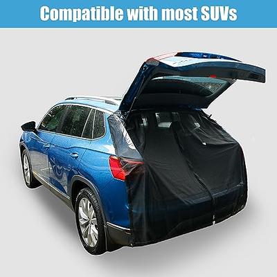 Car Trunk Privacy Protection Mesh Curtain Magnetic Car Tailgate