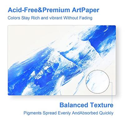50 Sheets Blank Watercolor Cards, 4.7x4.7 Inch Watercolor Paper Cards  Watercolor Cardstock Bulk for Beginners Artist Adults Kid Student Painting