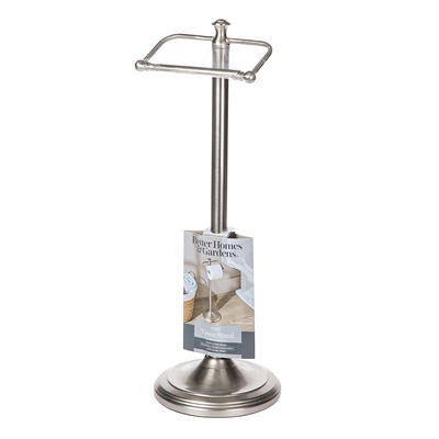 Franklin Brass 193150-SN Freestanding Toilet Paper Holder with Reserve, Satin Nickel