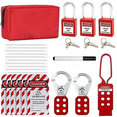 Professional Lockout Tagout Kit – 1 Key Per Lock