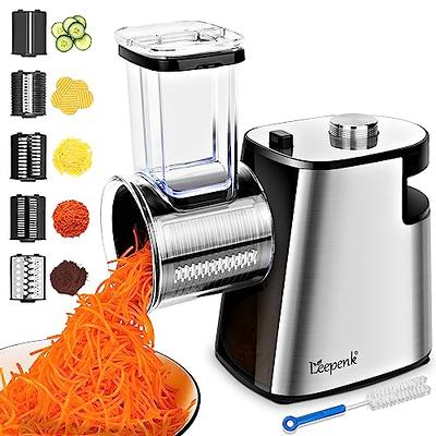 GCP Products Electric Cheese Grater 5 In 1 Professional Electric