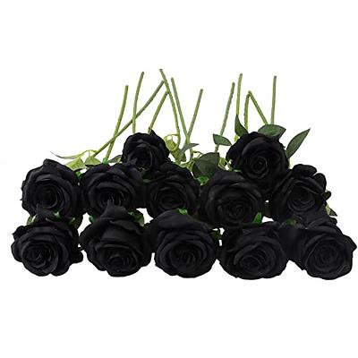 Artificial Roses Fake Flowers Single Long Stem Blooms With Rose