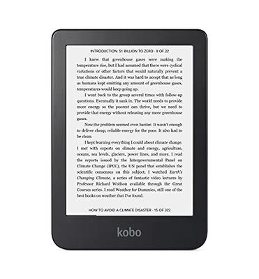 Kobo Clara 2E eReader Bundle with Coral Reef Orange SleepCover 6”  Touchscreen WiFi 16GB Waterproof 