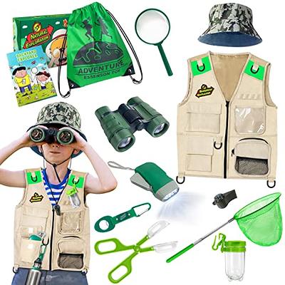 Outdoor Explorer Kit & Bug Catcher Kit with Vest, Outdoor Toy Gift for 3 4  5 6 7 8+ Year Old Boys Girls Kids Binoculars, Magnifying Glass, Butterfly  Net, Camping, Adventure - Yahoo Shopping