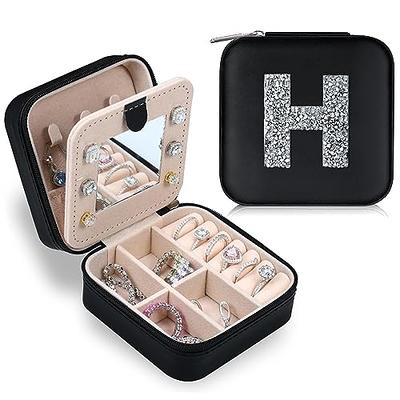 Agoder Jewelry Organizer Box, Acrylic Earring Organizer Jewelry Box with  Compartment Tray, Clear Display Storage Box for Rings Bracelet Necklaces, 2  Layer Travel Jewelry Case Gift - Yahoo Shopping