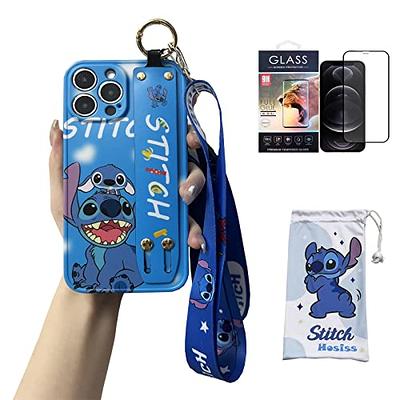 Hosiss Cartoon Case for iPhone 14 Pro 6.1'' with HD Screen Protector,  Stitch Upgraded Wrist Strap Band Adjustable Lanyard TPU Shockproof  Protective Phone Case for Women - Yahoo Shopping