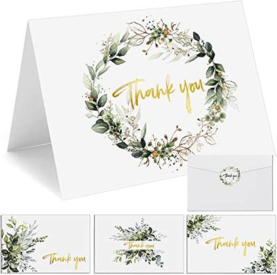 KORTTITALO 50 Rustic Greenery Thank You Postcards, Double-Sided Thank You  Cards for Wedding, Bridal Shower,Baby Shower, Birthday, Business, Blank  Postcards, 4x6 Inches. - Yahoo Shopping