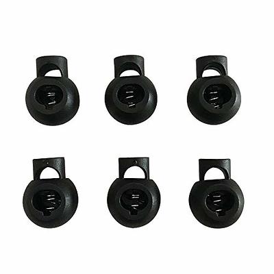 Climbing Plastic Adjustable Backpack Bag Ladder Lock Fastener Buckle 1.5Width 4pcs - Black