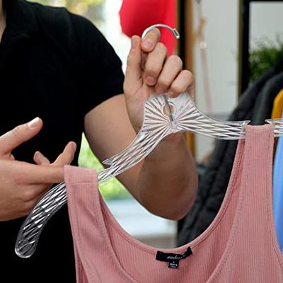 Plastic Cloth Hangers-12 Pcs