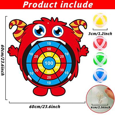 Toys for Kids Clearance Children's Target Throwing Dart Board Sticky Ball Self-Adhesive Disk Set Indoor and Outdoor Educational Toys Darts Christmas