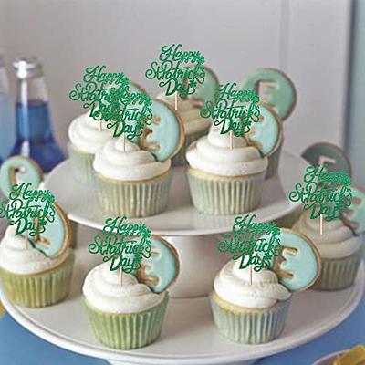 Lucky One Cupcake Toppers. St Patrick's Day 1st Birthday