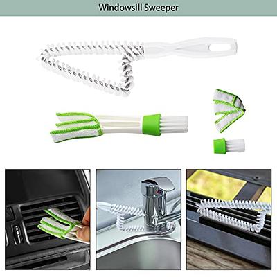 Groove Gap Cleaning Brush, Window And Sliding Door Track Cleaning Brush  Tile Lines Brush,window Blind Duster For Shower Shutter/car Vents/air  Conditio