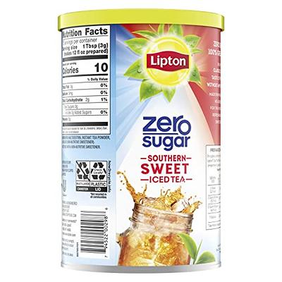 Lipton Iced Tea Mix, Sugar-Free, Southernn Sweet Tea, Makes 28 Quarts, 8.1  Ounce(Pack of 1)