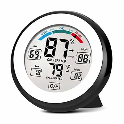 NANGOALA Digital Humidity Monitor Hygrometer Thermometer, Indoor Room Home  Temperature Humidity Monitor, Humidity Humidifier Monitor Gauge Meter Reader  for Home, Office, Baby Room & Greenhouse - Yahoo Shopping