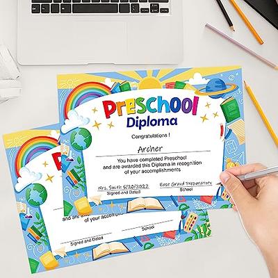  35 Pack Gold Foil Blank Certificate Paper 8.5'' x 11'' for  Printing Diploma Paper for Graduation Achievement Awards Certificates for  Recognition : Office Products