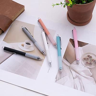 WY WENYUAN 9 Pieces Ballpoint Pens,comfortable Writing Pens,Pretty Metal  Stylus Pen,Black Ink Medium Point 10 mm gift Pens,cute