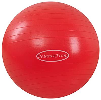 BalanceFrom Anti-Burst and Slip Resistant Exercise Ball Yoga Ball Fitness  Ball Birthing Ball with Quick Pump, 2,000-Pound Capacity, Multiple Sizes