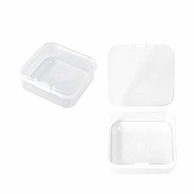 V-TOP 24 Pack Small Clear Plastic Storage Containers with Hinged