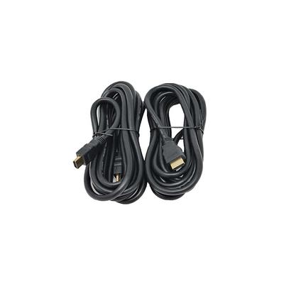 Micro Connectors, Inc 50 ft. CAT 8 SFTP 26 AWG Double Shielded RJ45  Snagless Ethernet Cable, Black E12-050B - The Home Depot