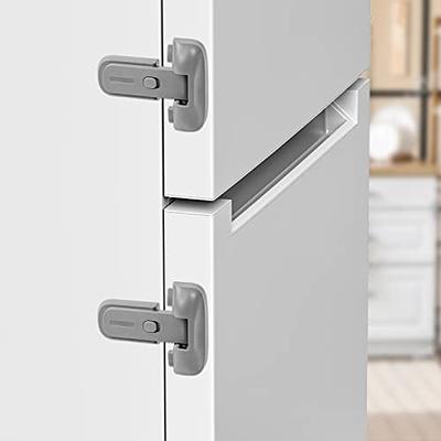 VSTM Fridge Lock for Kids and Toddlers, Child Proof Refrigerator Lock, Baby  Safety Freezer Latch Lock Apply to Max 1(25mm) Sealing Strip,  Automatically Lock While Closing The Door(1pc, Grey) - Yahoo Shopping