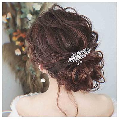  FOMIYES bridal hair comb Hair Comb for Bridal hair accessories  Wedding Hair Comb hair combs for women hair jewels for women hair accessory  for women hair gems for women bride